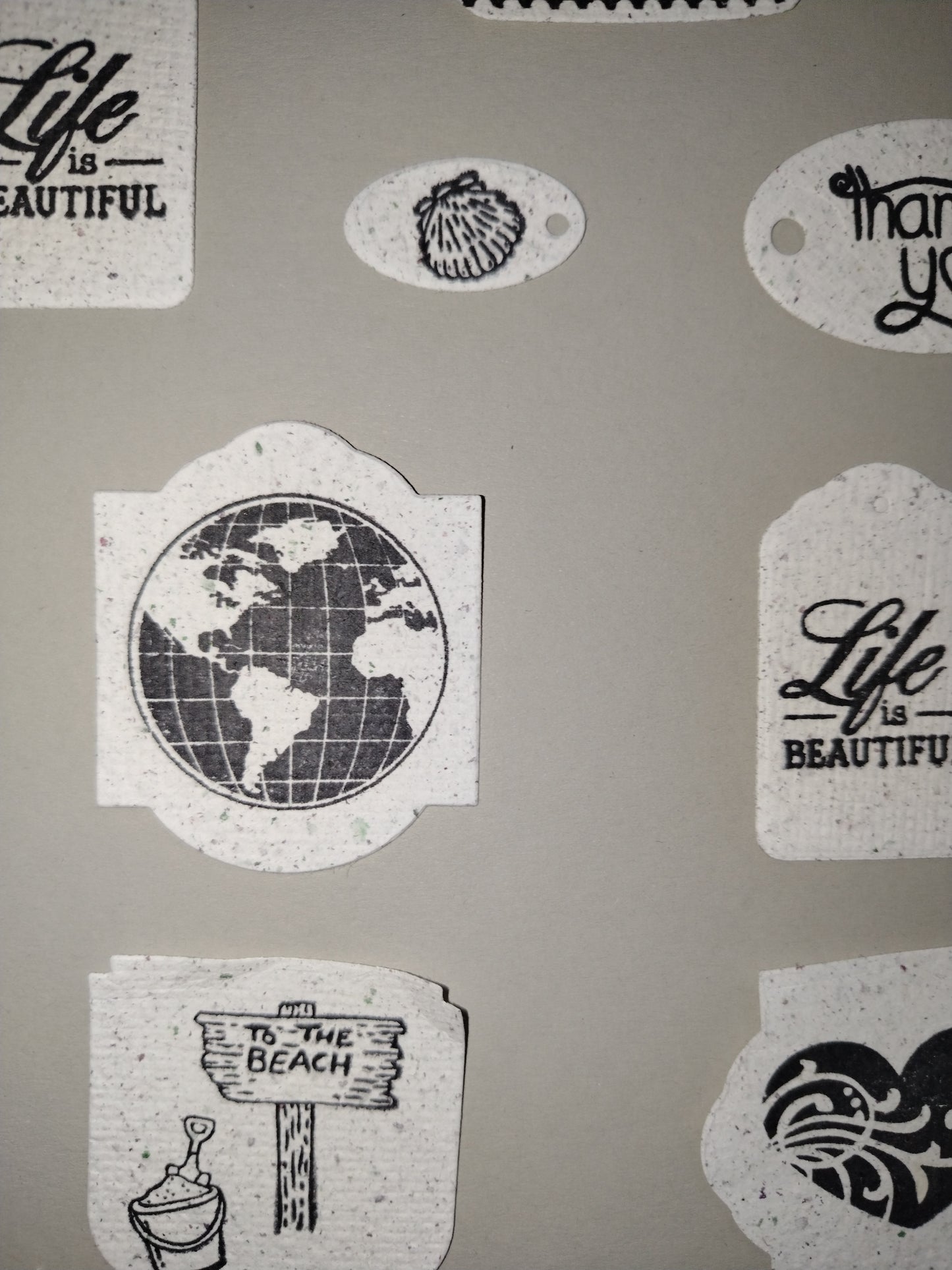 Tag in carta artigianale