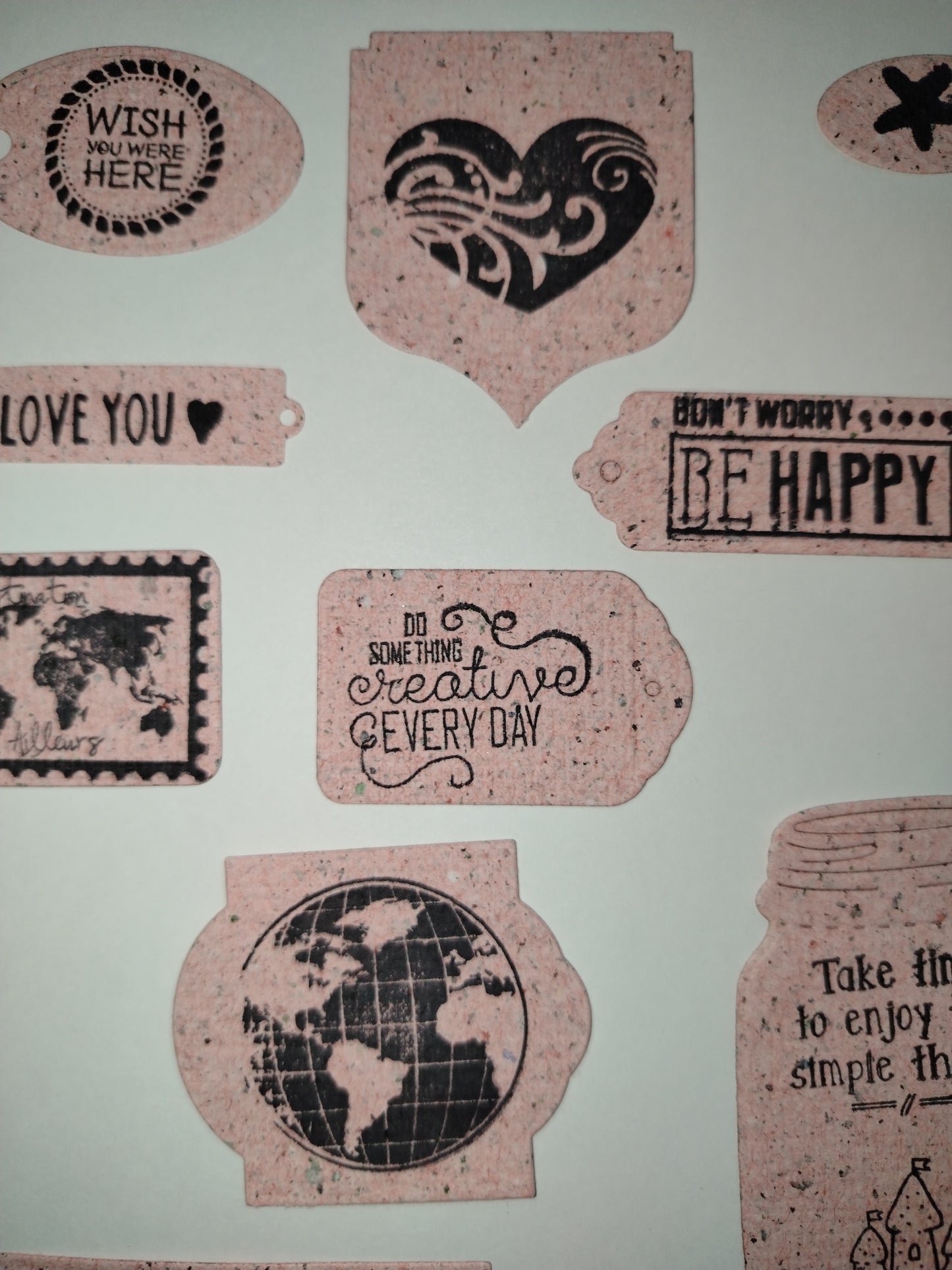 Tag in carta artigianale