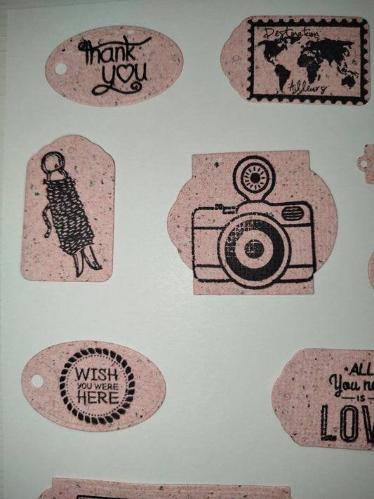 Tag in carta artigianale